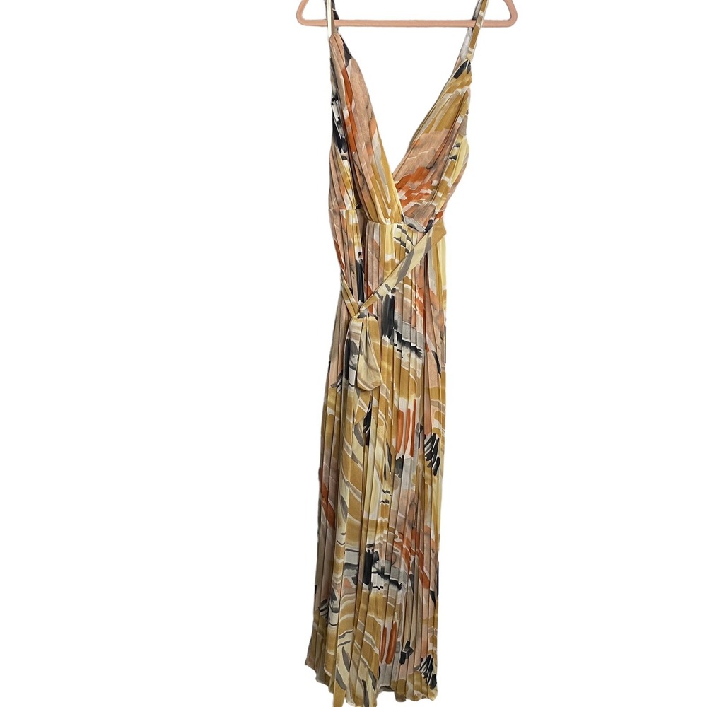 Fashion Nova Rayne Sleeveless Maxi Dress 3X Rust Abstract Print NWT Plus Size - Picture 7 of 14